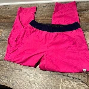 Butter Soft Women’s Scrub Pants Large, Easy Stretch, Pink